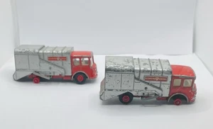 Pair Of Vintage Matchbox Series Lesney Kingsize K-7 Refuse Garbage Trucks Spares - Picture 1 of 6