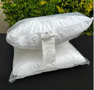 Utopia Bedding Decorative Square 2 Pillow Inserts 20x20" White Virgin Ball Fiber - Image 1 of 4