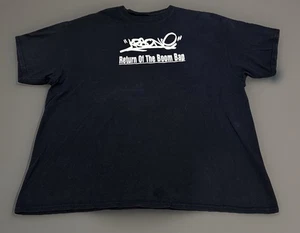 Vintage KRS ONE Return of The Boom Bap Rap Promo Black 90s Y2K T-Shirt 2XL - Picture 1 of 5