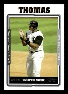 2005 Topps #75 Frank Thomas - Foto 1 di 2