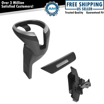 Cup Holder & Cover Black for BMW 128i 135i 1 Series M - Image 1 of 4