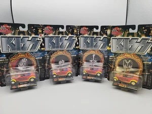 Set Of 4 1999 KISS Hot Rockin Steel Die Cast Psycho Circus Cars - Picture 1 of 13