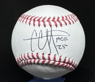 CC Sabathia Autographed Official MLB Baseball Inscribed HOF 25 BECKETT WITNESSED - Image 1 of 2