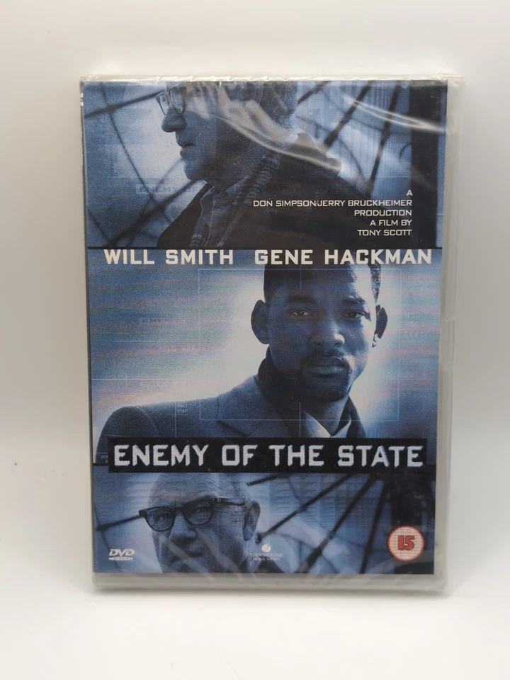 Enemy of the State DVD New & Sealed UK Release Will Smith Gene Hackman Thriller - Image 1 of 2