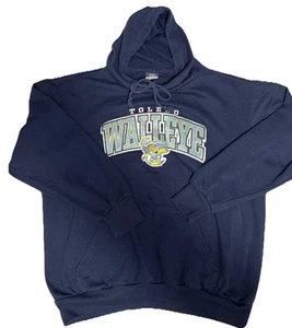 Toledo Walleye Hoodie Mens Large Blue Pullover Sweatshirt Hockey MV Sport - Picture 1 of 10