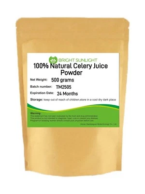 Polvo de hierbas 500 g 100 % natural jugo de apio en polvo Foto 1 de 4