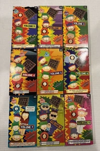 South Park Volume 1 - 9 Complete VHS Set Video Cassettes Tapes Sealed Vol 8 & 9 - Picture 1 of 6