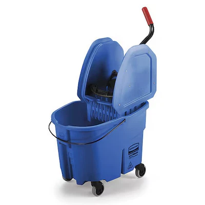 Rubbermaid Commercial Fg757888blue 8 3/4 галлона волновой тормоз вниз пресс швабра ведро - Изображение 1 из 4
