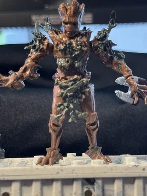 Mega Bloks CONSTRUX Custom Made And Painted Guardians Groot (1 Week To Ship) - Image 1 of 4