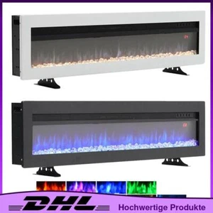 50,60 Inch Kaminofen Elektrokamin Timer mit Fernbedienung 3D Flammeneffekt Deko - Bild 1 von 13