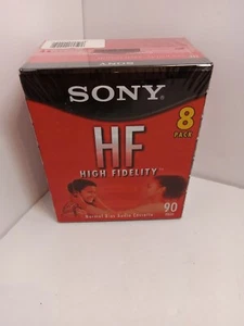 SONY HF CASSETTE TAPES 90 Minute Audio, Lot of 8,C90HFL New, Sealed - Foto 1 di 2