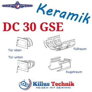 ATMOS Keramik DC30GSE Scheitholz Füllraumkeramik Schamott Verkleidung Düse - Bild 1 von 17