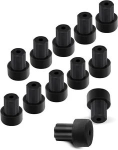 12 PIEZAS W10919249 Rejilla Pies de Goma para Samsung/Whirlpool/Estufa Quemador Rejillas Nuevo - Imagen 1 de 8