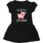 Inctastic This Little Piggy Loves grand-père - jolie robe tout-petit famille cochons cochon