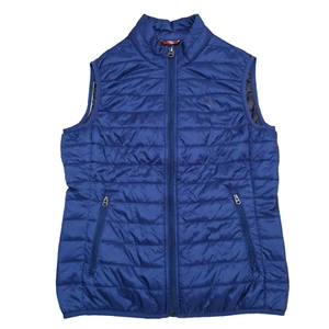 Brooks Brothers Red Fleece Blue Puffer Vest, Thermore Insulated, Womens Small - Picture 1 of 8