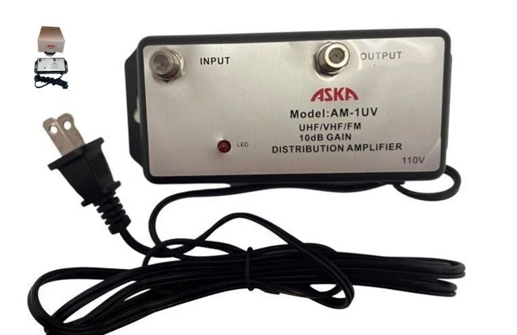 ASKA AM1-UV 5-1000 MHz Distribution Amplifier 10dB Gain - Image 1 of 1