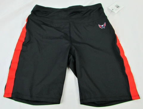 Washington Capitals NHL Women's G-III Black Spandex Shorts Cover