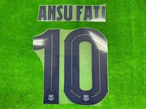 OFFIZIELLER FC BARCELONA AUSWÄRTS 2021-22 CUP UCL SPIELER AUSGABE DRUCK - Bild 1 von 7