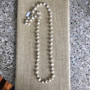 Silpada Freshwater Pearl Fresh Catch Necklace N1368 925 Sterling Silver  - Picture 1 of 12