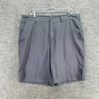 Pantalones Cortos Reebok Hombre 38 Gris Bermudas Tiro Alto Bolsillos Frontales Planos Ajuste Regular Foto 1 de 4