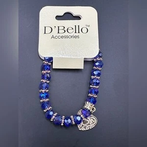 ¡¡NUEVO!! Pulsera D’Bello azul en forma de corazón - Imagen 1 de 2