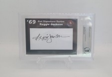 2019 Historic Autographs 1969 Reggie Jackson Cut Auto BGS Authentic