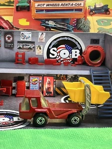 Lesney Matchbox No 37 1978 Skip Truck Dump Truck 1:74 Red Diecast USED NM Cond - Picture 1 of 9