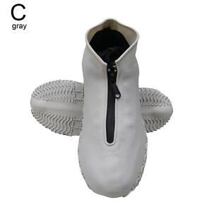 Waterproof With Zipper Shoe Covers Reusable Foldable Not-Slip Rain Shoe Cover W7