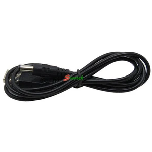 USB A Port to 5.5mm / 2.1mm 5V DC Barrel Jack Plug Power Supply Cable Connector - Picture 1 of 4