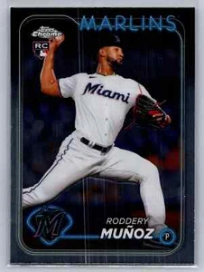 2024 Topps Chrome Update Roddery Munoz #USC164 Marlins Rookie - Picture 1 of 1