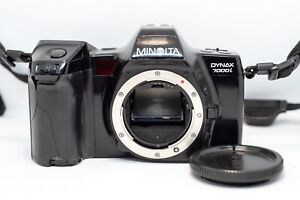 Reflex Argentique MINOLTA AF 7000i 35mm Film SLR Camera + BOUCHON/SANGLE #3