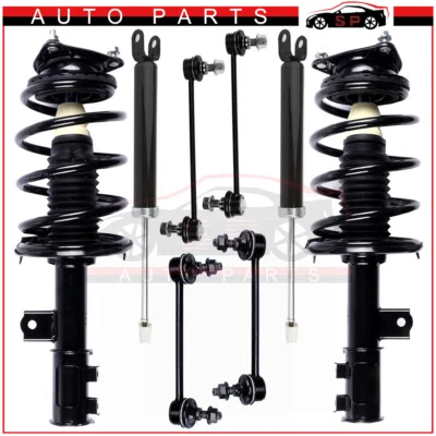 For 2007-2010 Hyundai Elantra Front Struts & Rear Shocks & Sway Bar End Links US - Imagem 1 de 4