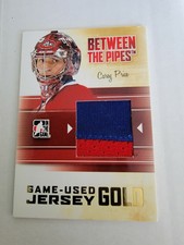 2010-11 ITG Between the Pipes 2clr Game-used gld Carey Price Print run /10 #M-56