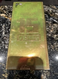 New Minecraft 15th Anniversary Tuxedo Steve Diamond Level Action Figure Mojang - Picture 1 of 5