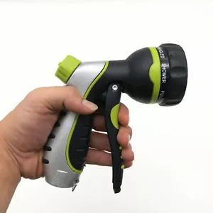 Garden Hose Nozzle Sprayer - Heavy Duty Watering - High Pressure – Alloy Zinc -2 - Picture 1 of 10