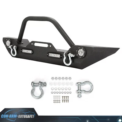 Off-road Front Bumper Assembly For Jeep Wrangler 2007-2024 18 JK JL&Gladiator Foto 1 de 4