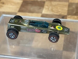 Vintage Redline 1969 Hot Wheels Lotus Turbine Copper Color with Stickers - Picture 1 of 7