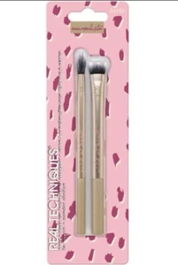 Real Techniques Animalista Blend + Shade Eye Duo Brush Set - New - Picture 1 of 3