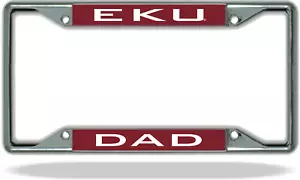 Marco de placa de matrícula Eastern Kentucky EKU DAD - Imagen 1 de 1