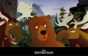 Brother Bear Walt Disney Animation Art 2003 Rare Original Lobby Card Mooses - Picture 1 of 1