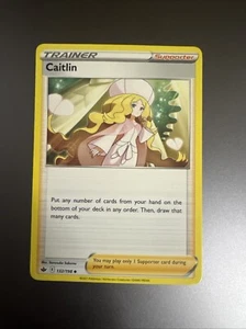 Caitlin 132/198 Swsh06: Sword & Shield - Chilling Reign Regular - Picture 1 of 2