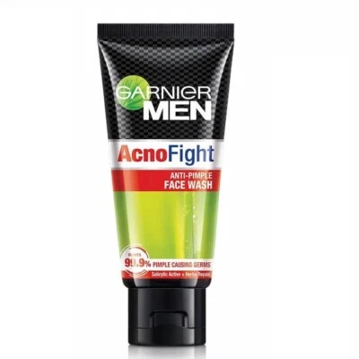 Facewash  10pcs  x Garnier Men Acno Fight Anti-Pimple 50gm  fast ship - Image 1 of 2