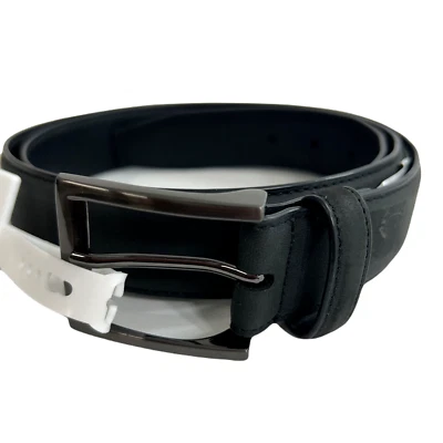 Cinto masculino Alfani Saffiano XL 42-44 preto couro sintético - Imagem 1 de 4