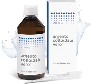 Argento Colloidale Vero ● 20 Ppm 500 Ml ● Particellare Non Ionico Con Forte Azio - Foto 1 di 12