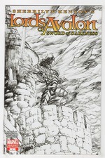 Lords of Avalon: Sword of Darkness #1 (Apr 2008, Marvel) [Sketch Variant] va
