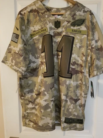 CARSON WENTZ Salute to Service Jersey Philadelphia Eagles 2018 Mens Nike NFL S Cover