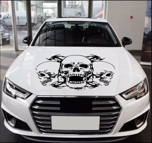 Skull Hood Decal Graphic Sticker for Truck Car Trailer Boat Vinyl Decoration     - Picture 1 of 11