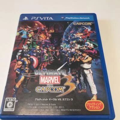 Ultimate Marvel VS. Capcom 3 PSVita Capcom Used Japan Fighting Action Game 2011 - Image 1 of 3