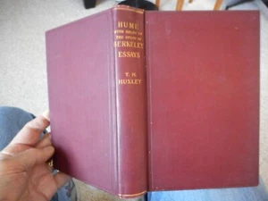Collected Essays T.H. Huxley  Hume and Study of Berkeley 1894 Volume VI - Imagen 1 de 2