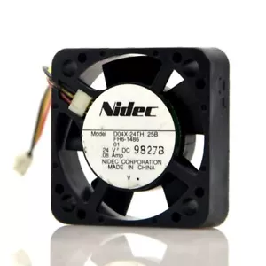 NIDEC D04X-24TH 25B Copier cooling fan DC24V 0.08A 40*40*10mm 3pin - Picture 1 of 3